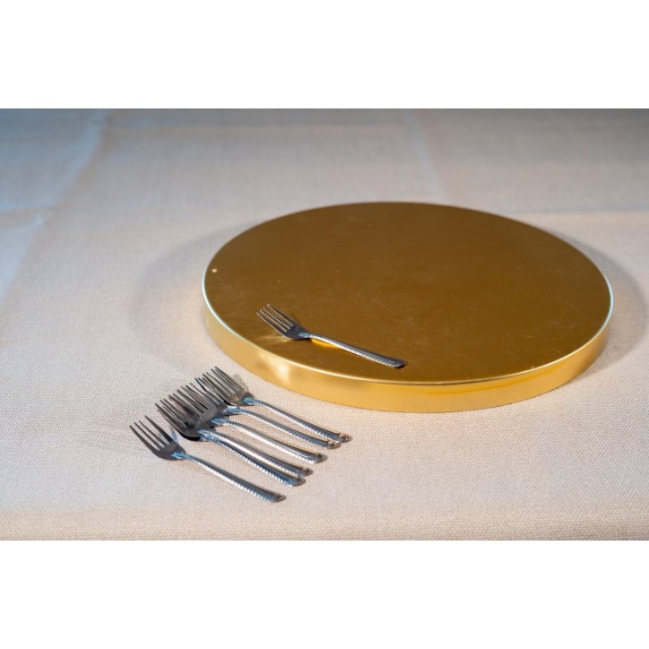Paquet de 10 fourchettes cocktail inox