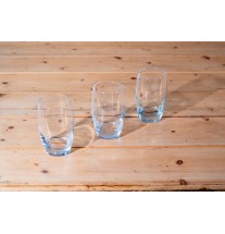 LOT DE 25 VERRES À EAU BOMBÉS