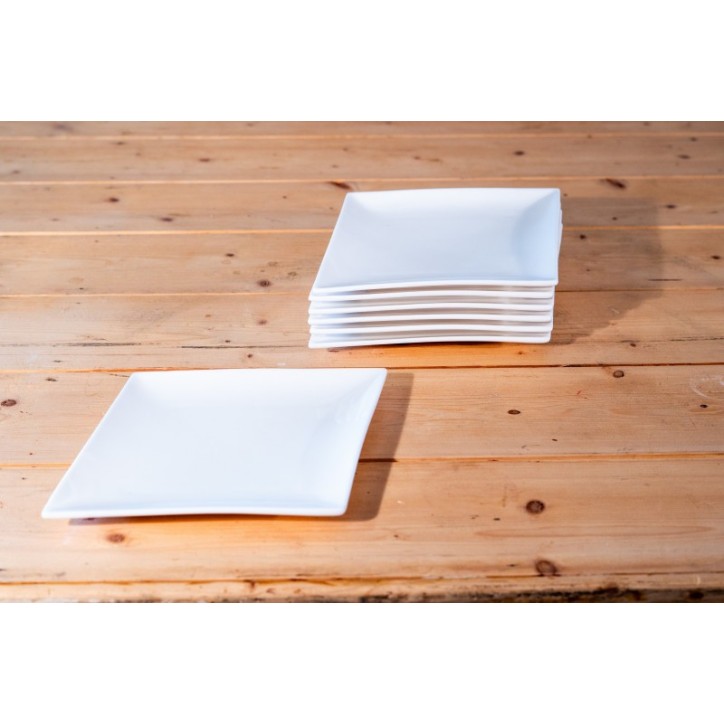 LOT DE 30 GRANDES ASSIETTES LOSANGES